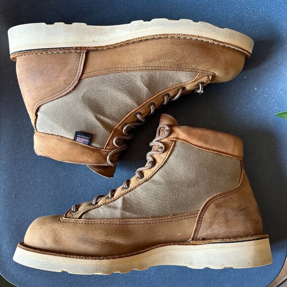 Huckberry x Danner Waxed Canvas Danner Light in Texas Tan Men's 11 EE - Picture 13 of 14